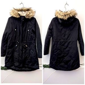 Black winter coat